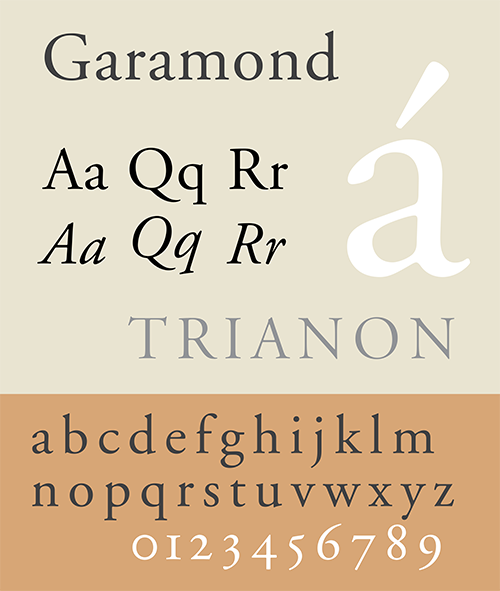 font garamond